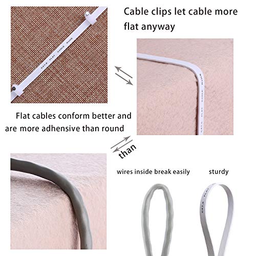 Jadaol Cat 6 Ethernet Cable 50 ft, Outdoor&Indoor 10Gbps Support Cat8 Cat7 Network, Flat High Speed RJ45 Internet LAN Computer Solid Patch Cord with Clips for Router, Modem, PS4/5, Xbox, Gaming, White - Image 5