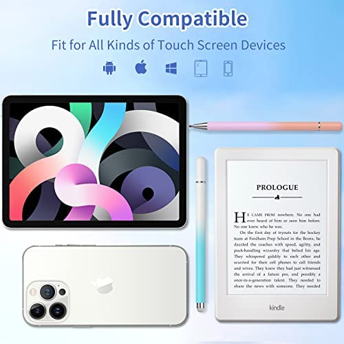 Stylus Pens for Touch Screens, 2 in 1 Sensitivity & Precision Stylus Pen for iPad, Stylus Pencil Compatible with iPhone, Apple iPad, Android, Tablets and All Universal Touch Screen (4 Pack) - Image 7