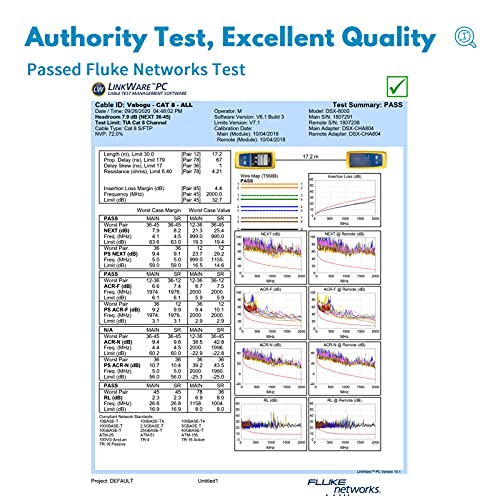 Cat 8 Ethernet Cable, 1.5Ft 3Ft 6Ft 10Ft 15Ft 20Ft 30Ft 40Ft 50Ft 60Ft 100Ft Heavy Duty High Speed Internet Network Cable, Professional LAN Cable Shielded in Wall, Indoor&Outdoor - Image 5